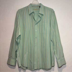 Indigo Palms Button Down Men’s Dress Shirt